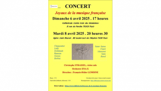 Concerts ENA-X "Joyaux de la musique française"